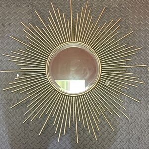 Sunburst Gold Wall Mirror - Brand New